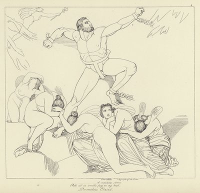 Prometheus Chained by John Flaxman